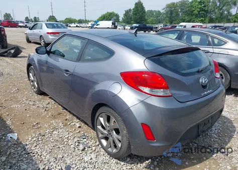 2016 Hyundai Veloster из США, поврежденный, VIN KMHTC6AD7GU284704